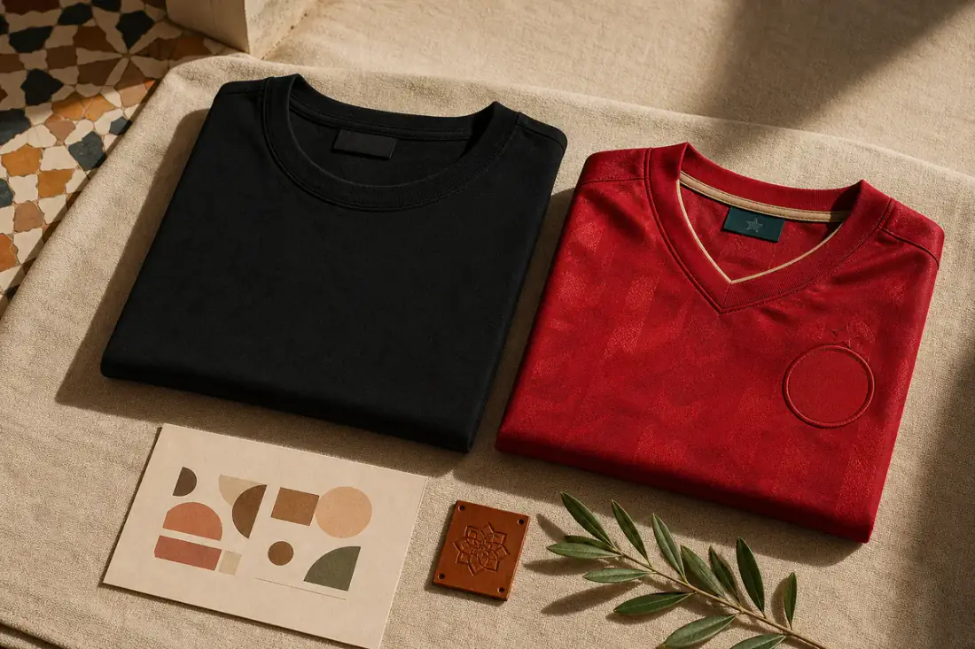 Atlas Tee — collection flat-lay