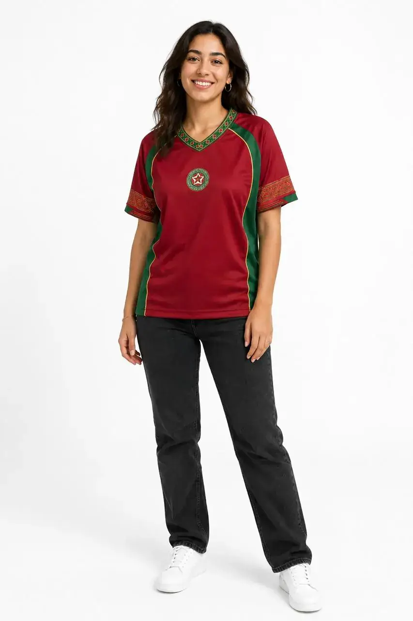 Lions Jersey — front view, female model